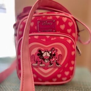Disney Loungefly Pink Heart Purse